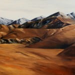 Lindis Pass Oil painting palette knife