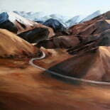Lindis Pass palette knife south island nz